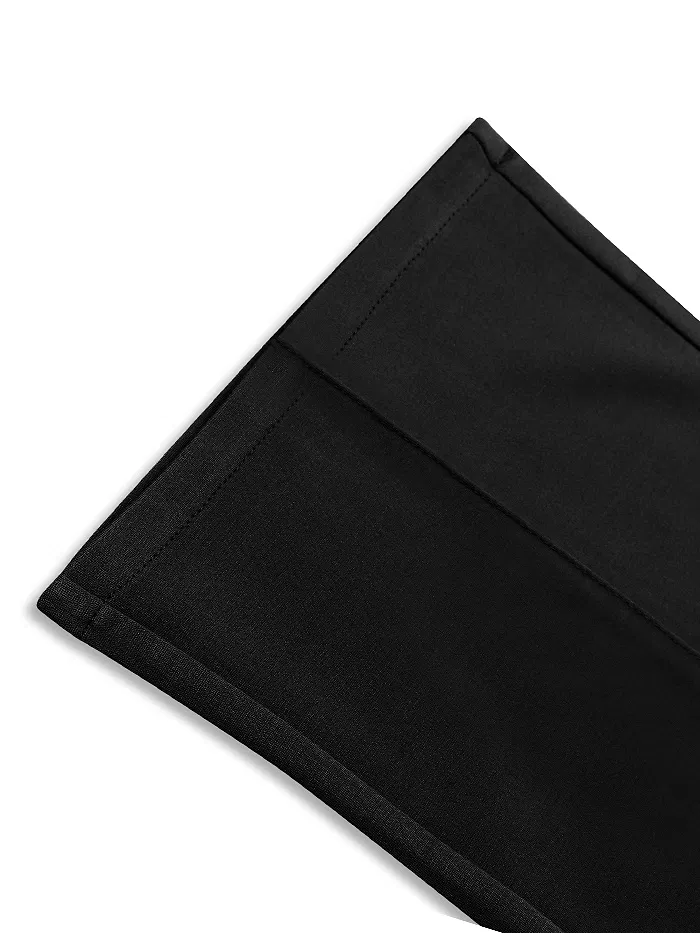 Solid Black Parallel Women Jeggings